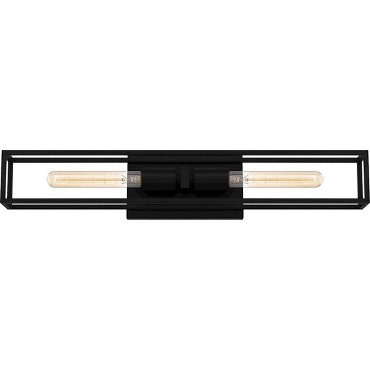 Leighton 2 Light Bath Light, Matte Black