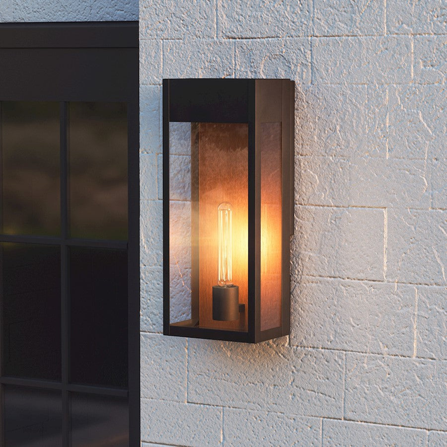 Maren 1 Light Outdoor Wall Mount, Matte Black