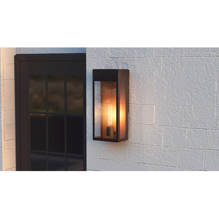 Maren 1 Light Outdoor Wall Mount, Matte Black