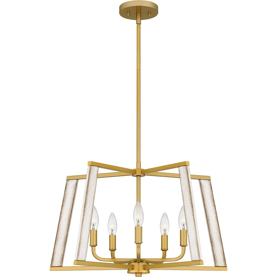 Quoizel Mayline 5 Light Pendant, Light Gold - MAL2824LG