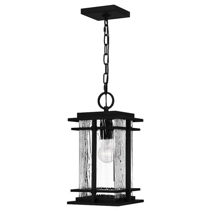 McAlister 1 Light 15" Outdoor Lantern, Earth Black/Textured