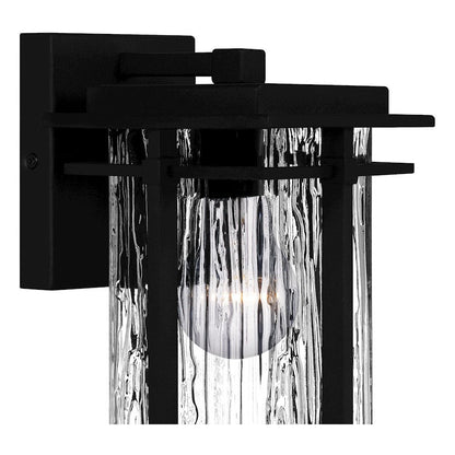 McAlister 1 Light Outdoor Lantern, Earth Black/Textured