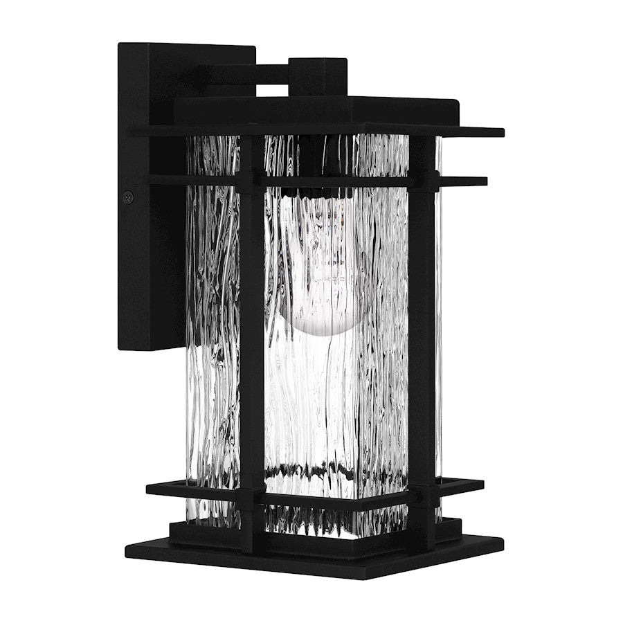 McAlister 1 Light Outdoor Lantern, Earth Black/Textured