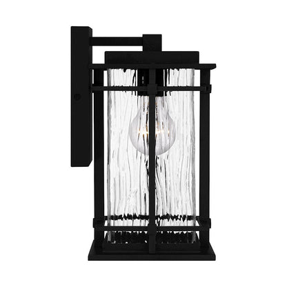 McAlister 1 Light Outdoor Lantern, Earth Black/Textured