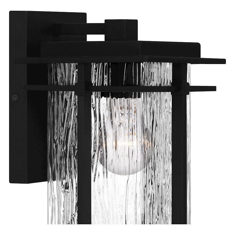 McAlister 1 Light Outdoor Lantern, Earth Black/Textured