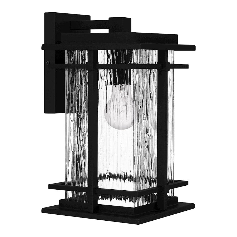 McAlister 1 Light Outdoor Lantern, Earth Black/Textured