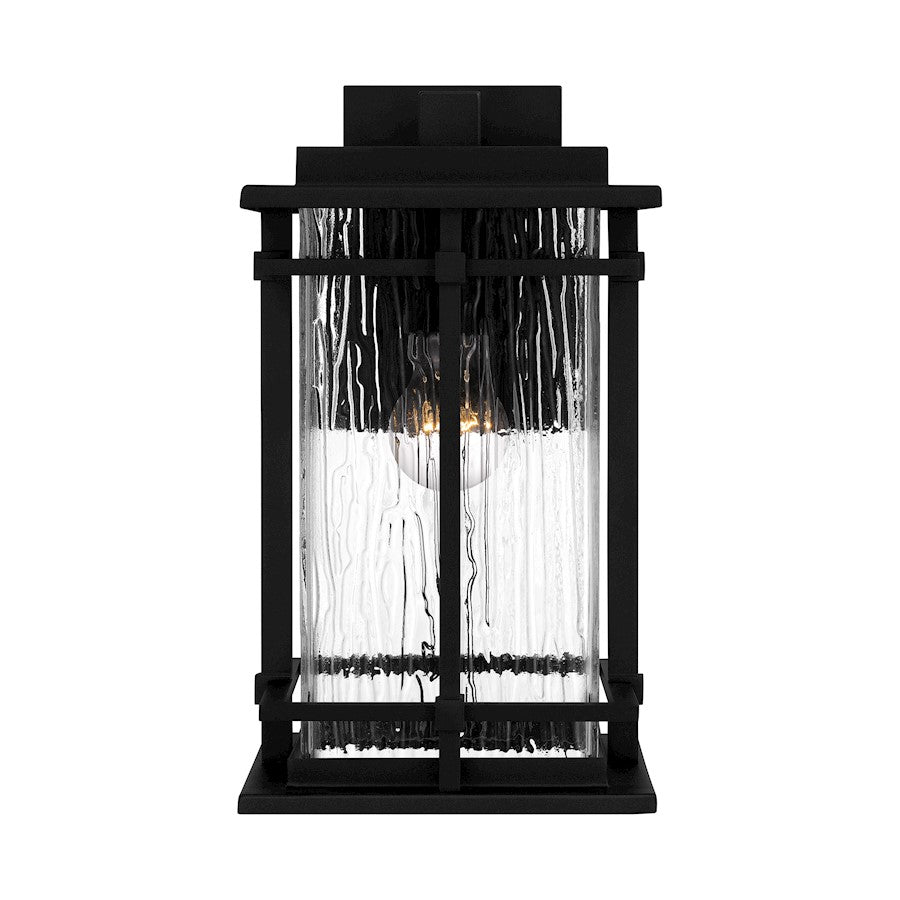 McAlister 1 Light Outdoor Lantern, Earth Black/Textured