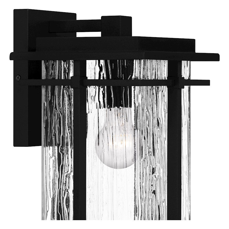 McAlister 1 Light Outdoor Lantern, Earth Black/Textured