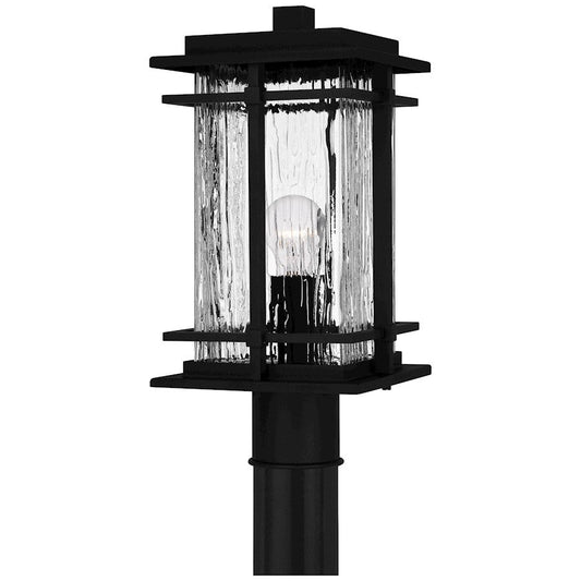 McAlister 1 Light 16" Outdoor Lantern, Earth Black/Textured