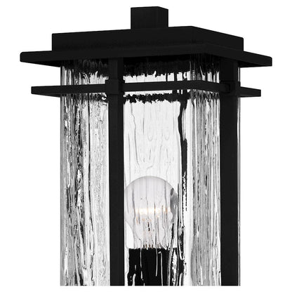 McAlister 1 Light 16" Outdoor Lantern, Earth Black/Textured