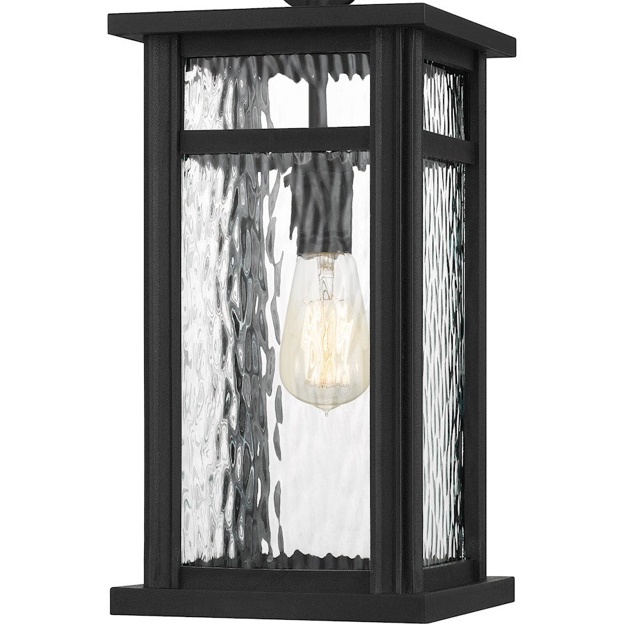 Moira 1 Light Outdoor Hanging Lantern, Earth Black