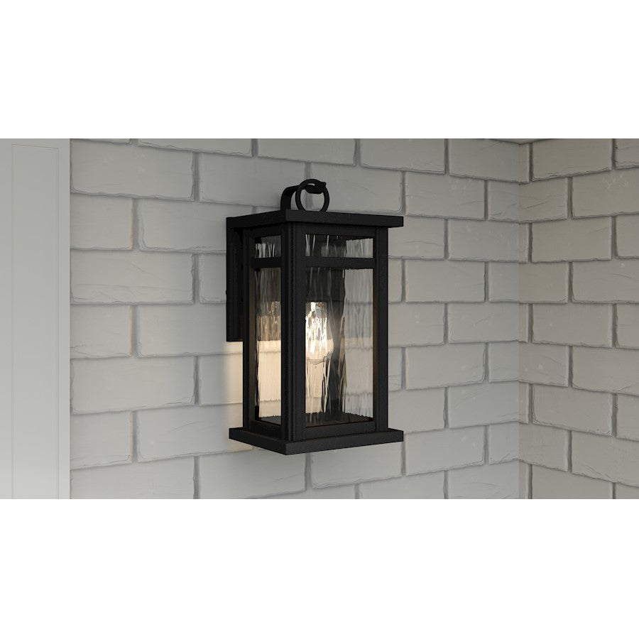 Moira 1 Light Outdoor Wall Mount, Earth Black