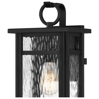 Moira 1 Light Outdoor Wall Mount, Earth Black