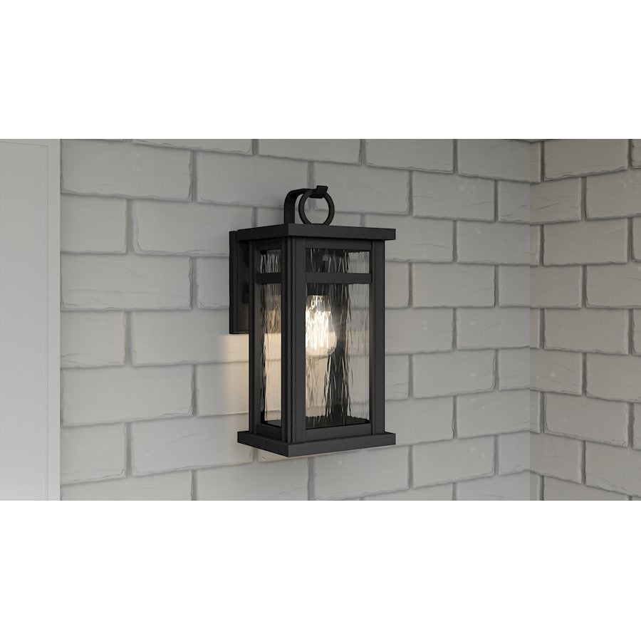 Moira 1 Light Outdoor Wall Mount, Earth Black