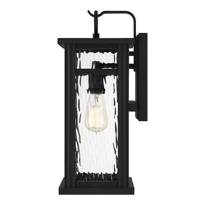 Moira 1 Light Outdoor Wall Mount, Earth Black