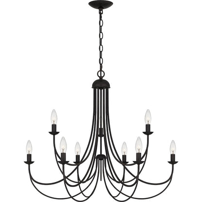 Mirren 9 Light Chandelier, Imperial Bronze