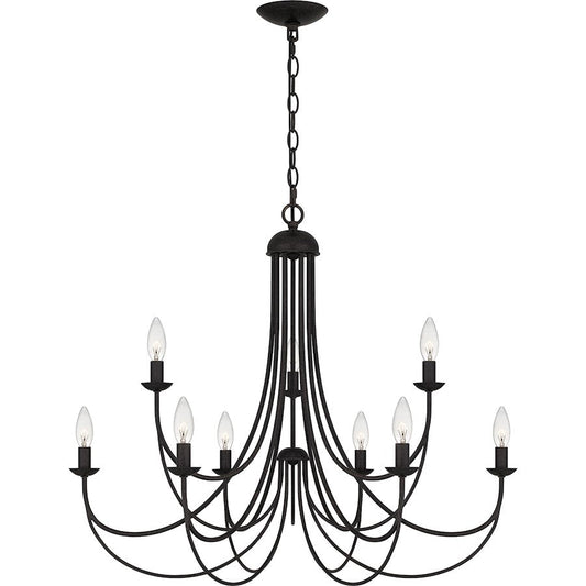 Mirren 9 Light Chandelier, Imperial Bronze