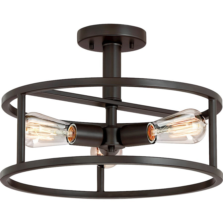 New Harbor 3 Light Semi-Flush Mount