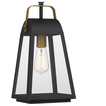 O'Leary 1 Light Mini Pendant, Earth Black/Clear