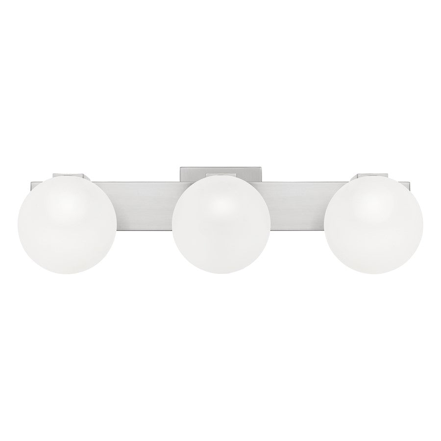 Quoizel Clements 3 Light Bath Vanity, Brushed Nickel - PCCMT8523BN