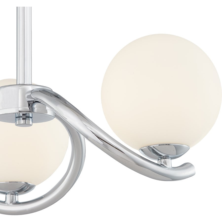 Essence Semi-Flush Mount, Polished Chrome