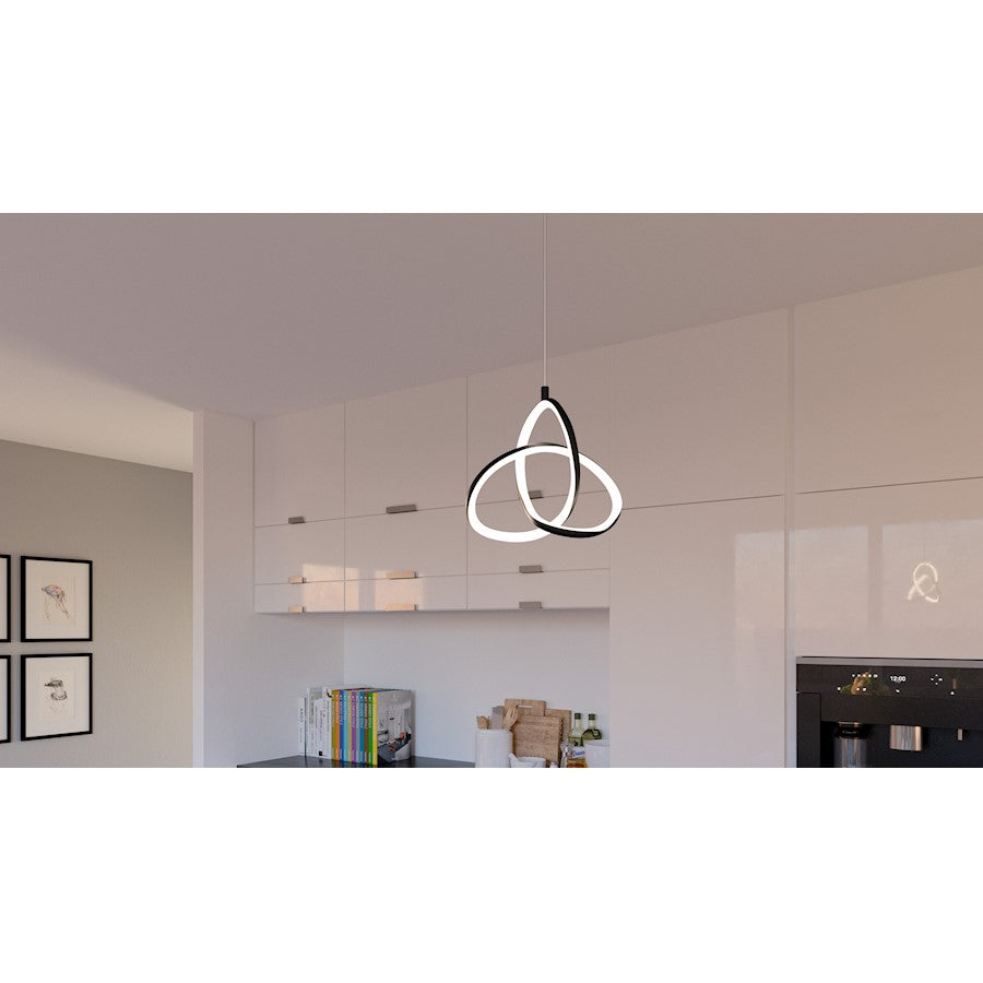 Quoizel Illoria LED Mini Pendant, Matte Black - PCILR1507MBK