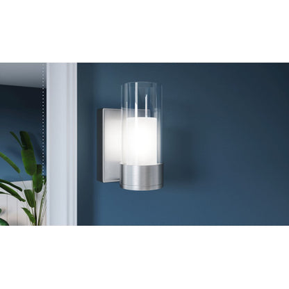 Logan Wall Sconce, Brushed Nickel