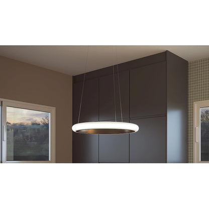 Odessa Pendant, Brushed Bronze/Acrylic Shade