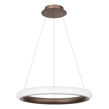 Odessa Pendant, Brushed Bronze/Acrylic Shade