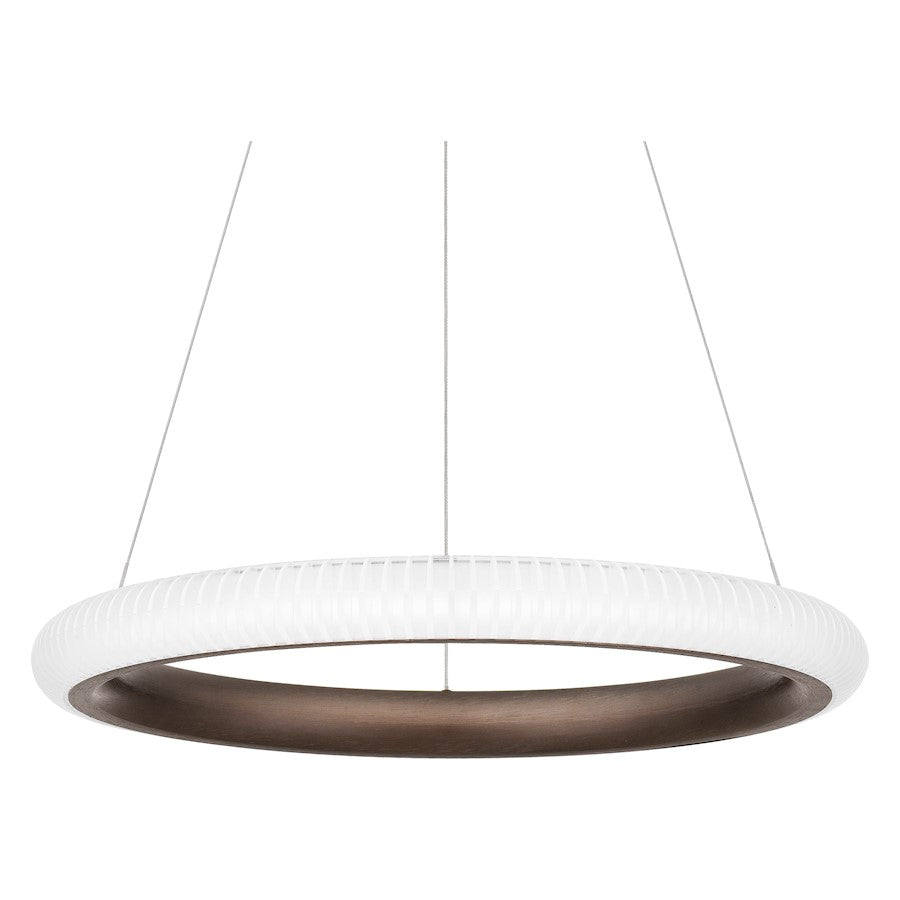 Odessa Pendant, Brushed Bronze/Acrylic Shade