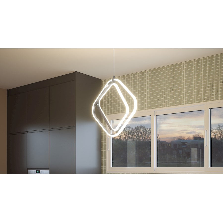 Quoizel Oshry LED Mini Pendant, Polished Chrome - PCOSH1513C