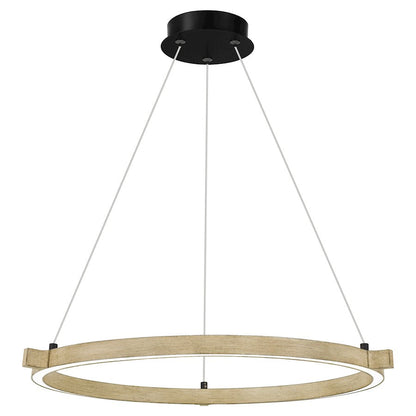 Soma Pendant, Whitewashed Walnut
