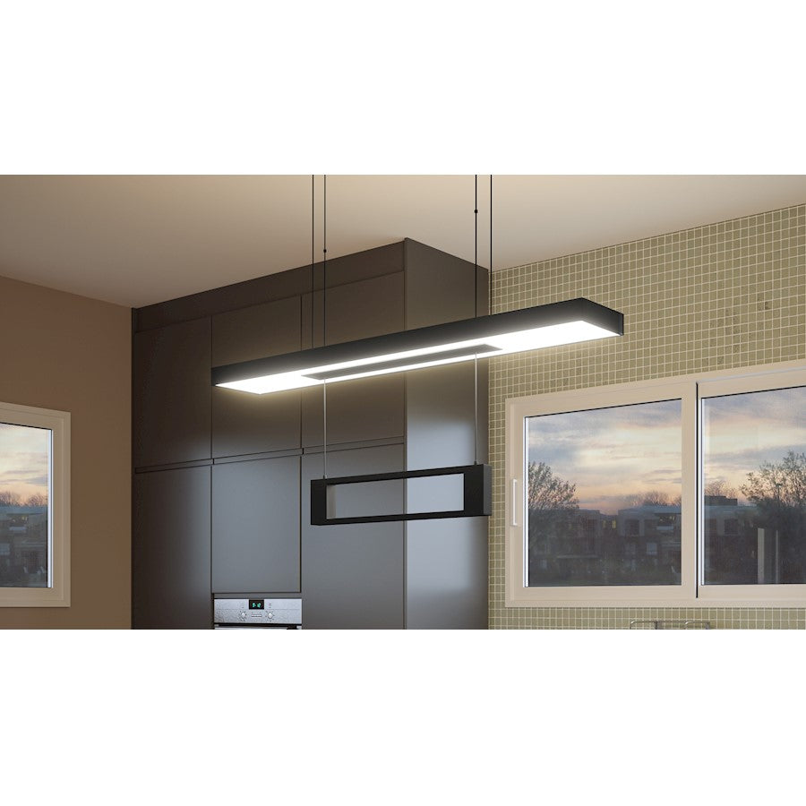 Quoizel Sylvanus LED Island Light, Matte Black - PCSYL138MBK