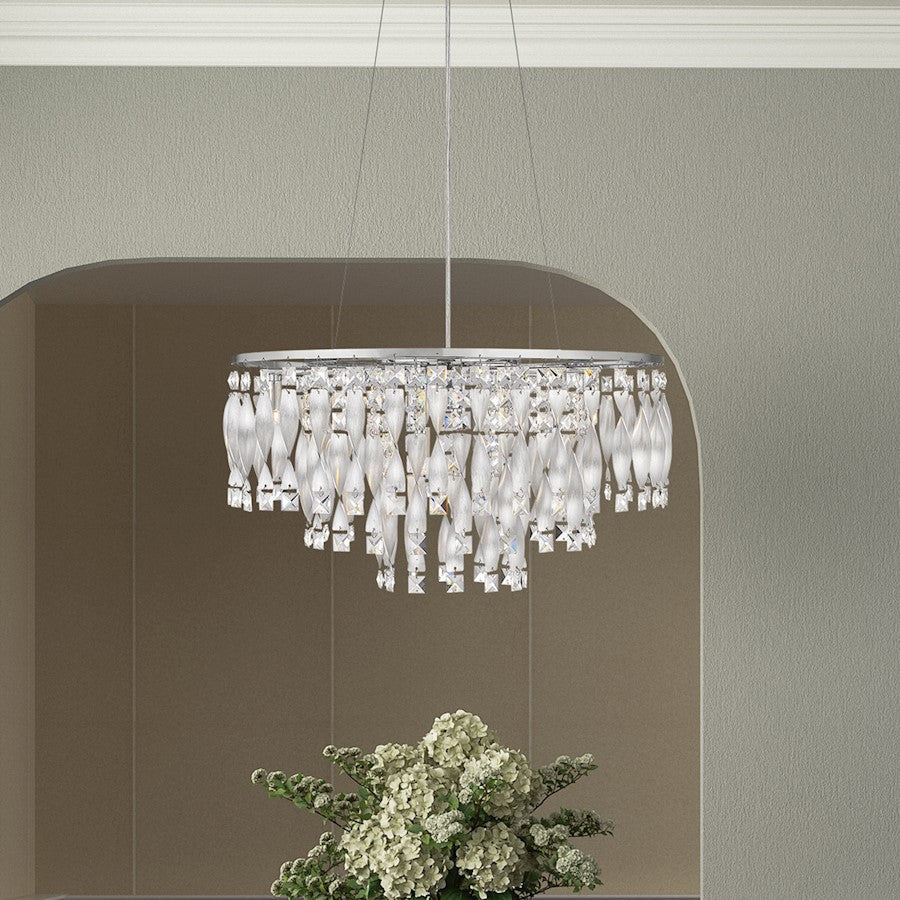 Quoizel Twinkle 6 Light Pendant, Polished Chrome/Clear Glass - PCTK2824C