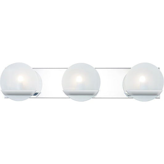 Tyleigh 3 Light Bath Vanity, Polished Chrome