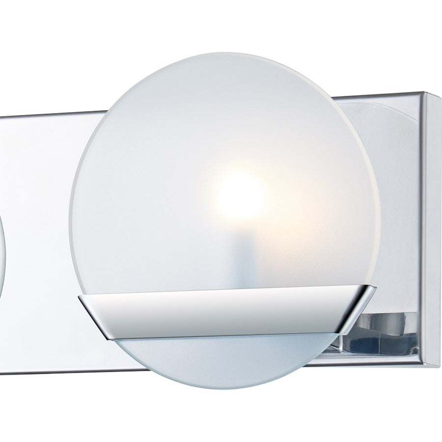 Tyleigh 3 Light Bath Vanity, Polished Chrome