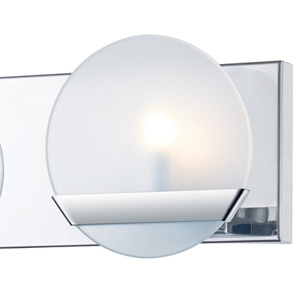 Tyleigh 3 Light Bath Vanity, Polished Chrome