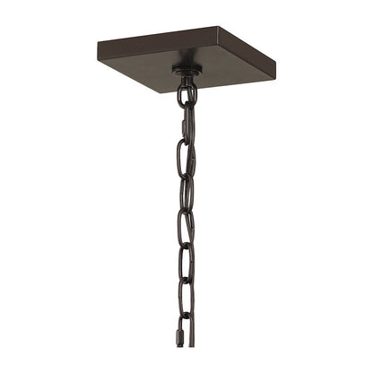 Pelham 1 Light Mini Pendant, Bronze/Clear Seeded