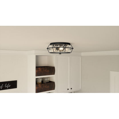 Farragut 3 Light Semi-Flush Mount, Water