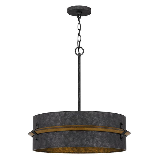 Lariat 3 Light Pendant, Old Black Finish