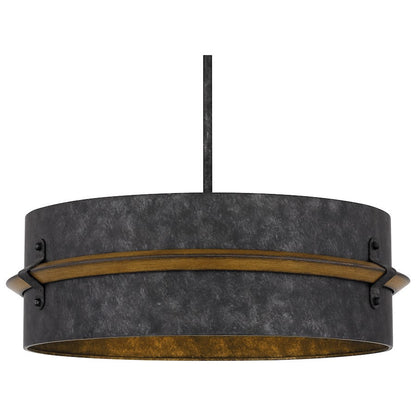 Lariat 3 Light Pendant, Old Black Finish