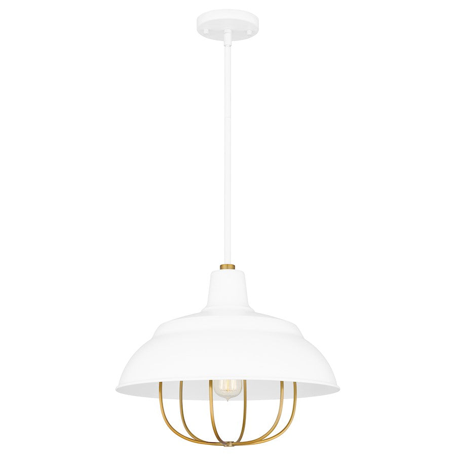 Darmody 1 Light Pendant, Metal Shade