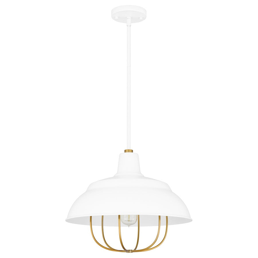 Darmody 1 Light Pendant, Metal Shade