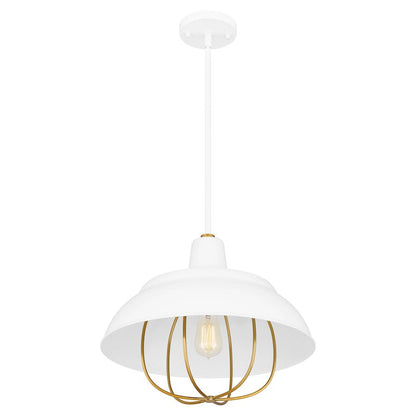 Darmody 1 Light Pendant, Metal Shade