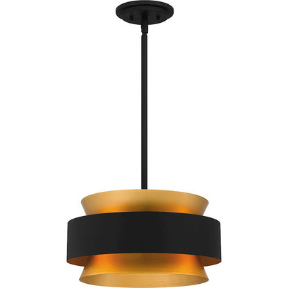 Hagley 3 Light Pendant, Earth Black/Metal