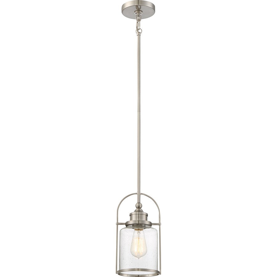 Payson 1 Light Mini Pendant, Brushed Nickel