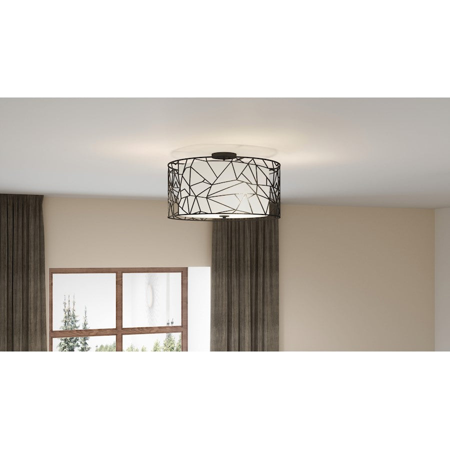 Quoizel Semi-Flush Mount 4 Light Semi-Flush Mount, Matte Black - QSF5274MBK