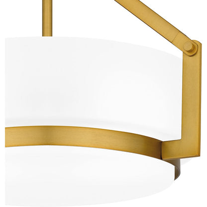 Collinham 2 Light Semi-Flush Mount