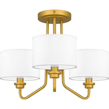 Ainsdale 3 Light Semi-Flush Mount