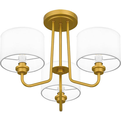 Ainsdale 3 Light Semi-Flush Mount